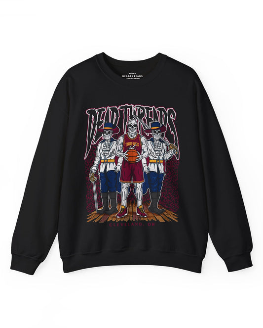 CLEVELAND BASKETBALL - CREWNECK SWEATSHIRT – Sweatshirt – Dead Threads Apparel