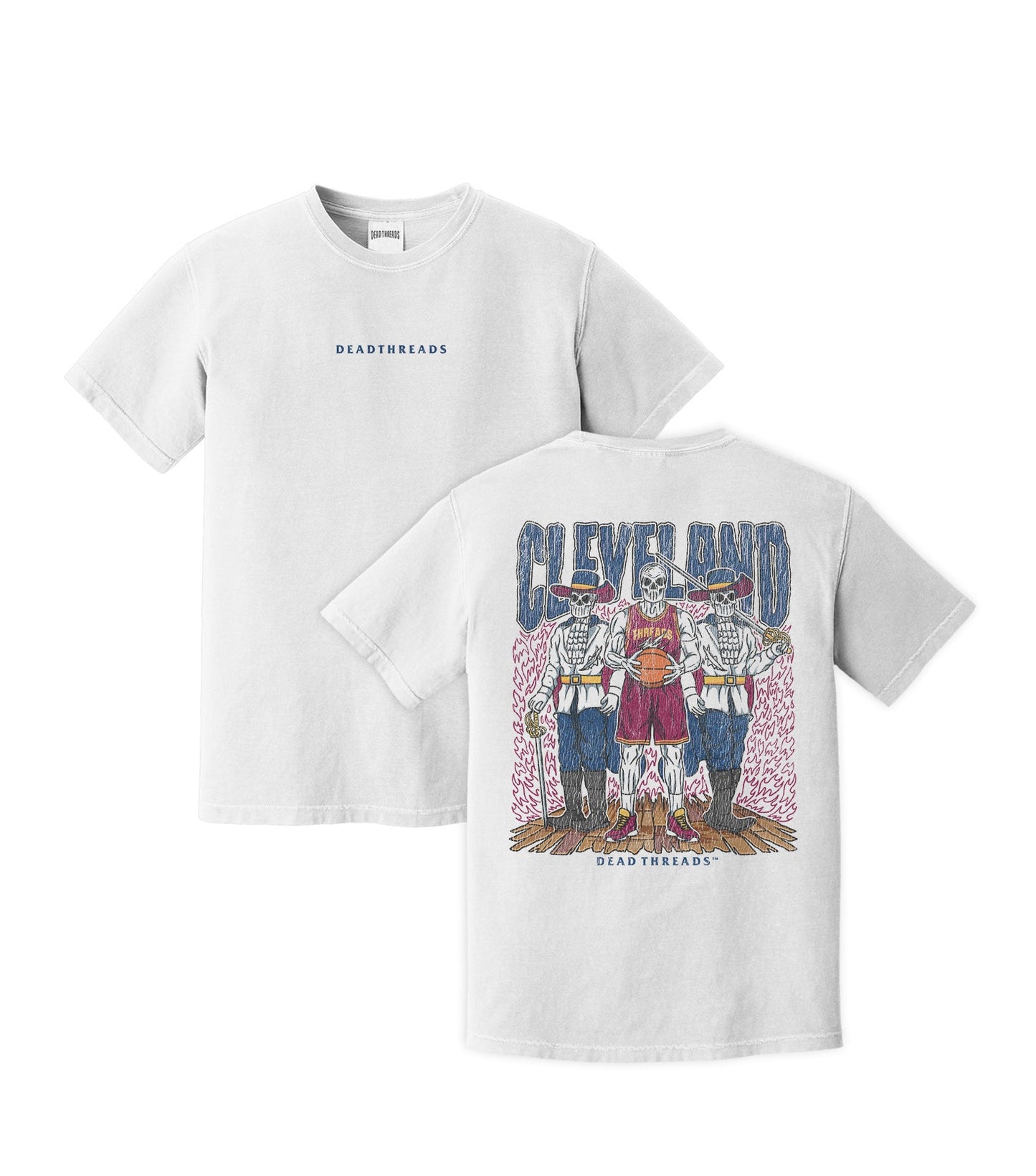 CLEVELAND BASKETBALL - “DT ESSENTIAL" PREMIUM T - SHIRT – T-Shirt – Dead Threads Apparel