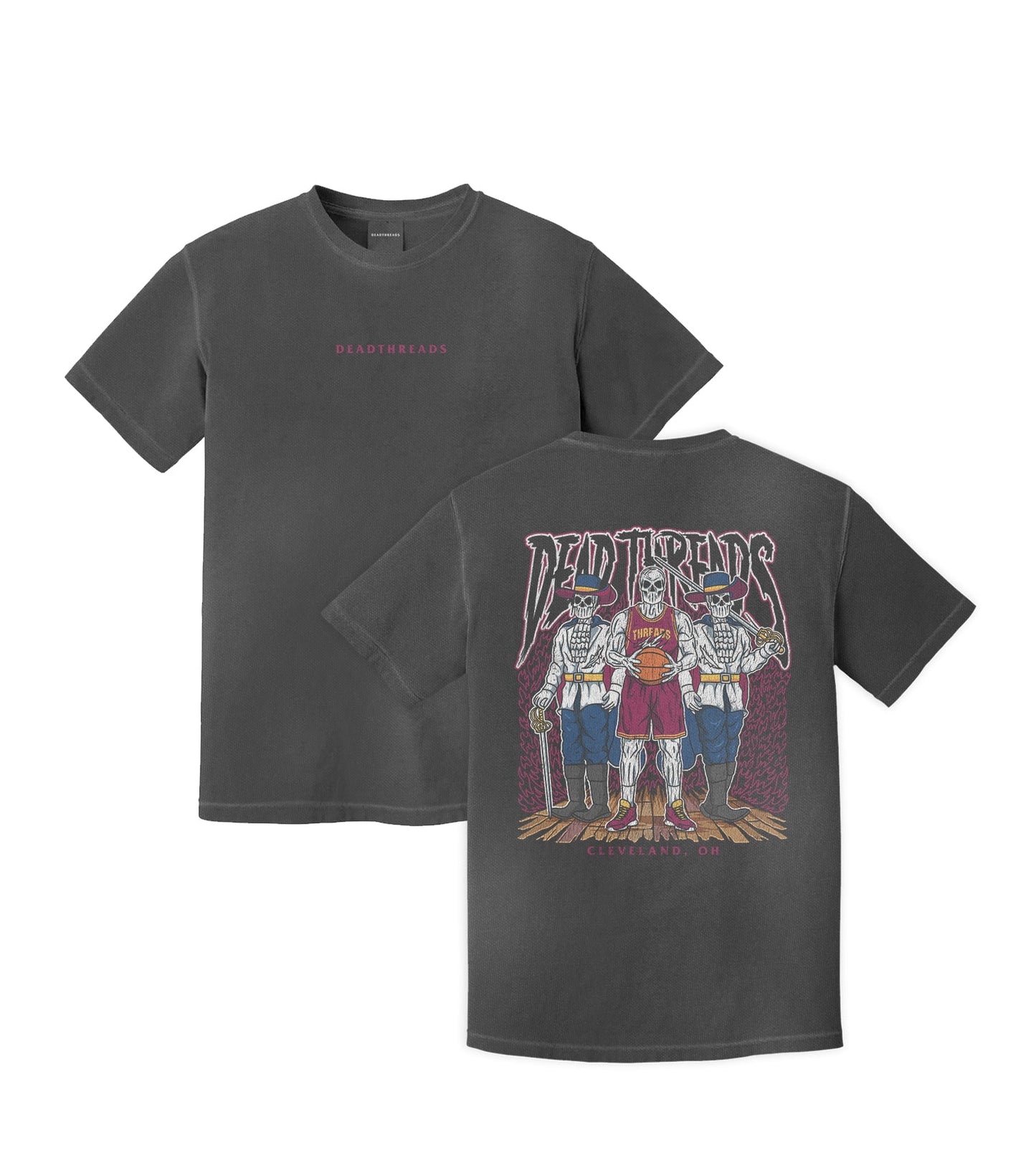 CLEVELAND BASKETBALL - “DT ESSENTIAL" PREMIUM T-SHIRT – T-Shirt – Dead Threads Apparel