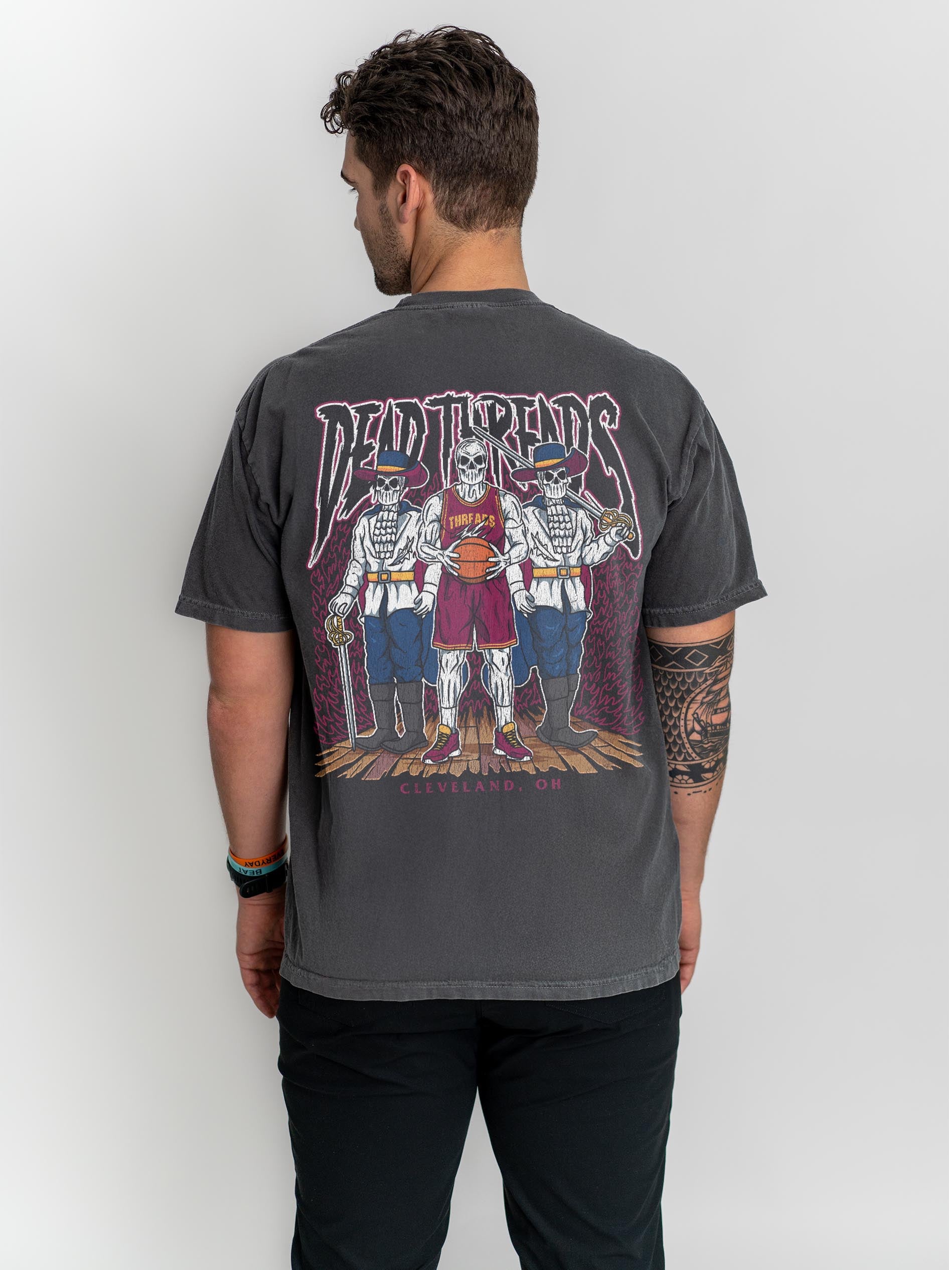 CLEVELAND BASKETBALL - “DT ESSENTIAL" PREMIUM T-SHIRT – T-Shirt – Dead Threads Apparel