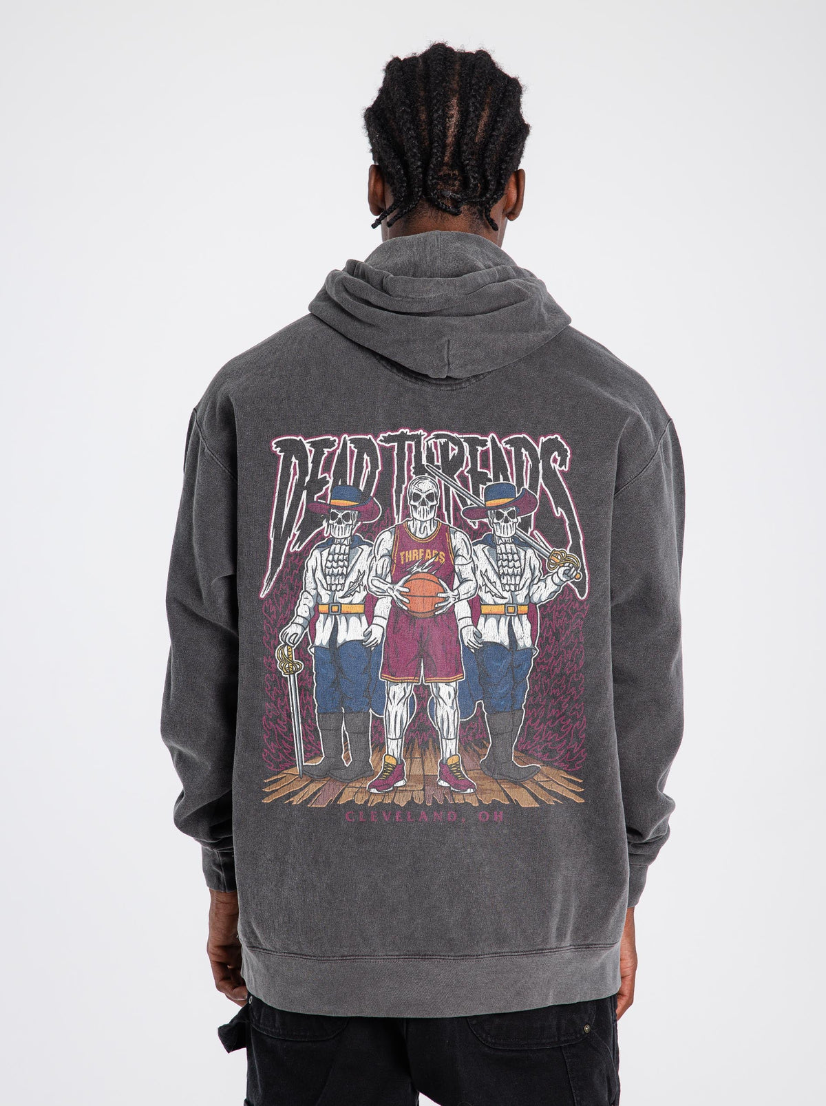 CLEVELAND BASKETBALL - HOODIE – Hoodie – Dead Threads Apparel
