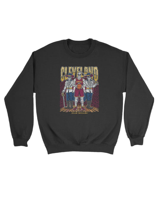 CLEVELAND BASKETBALL KIDS CREWNECK SWEATSHIRT – Kids clothes – Dead Threads Apparel