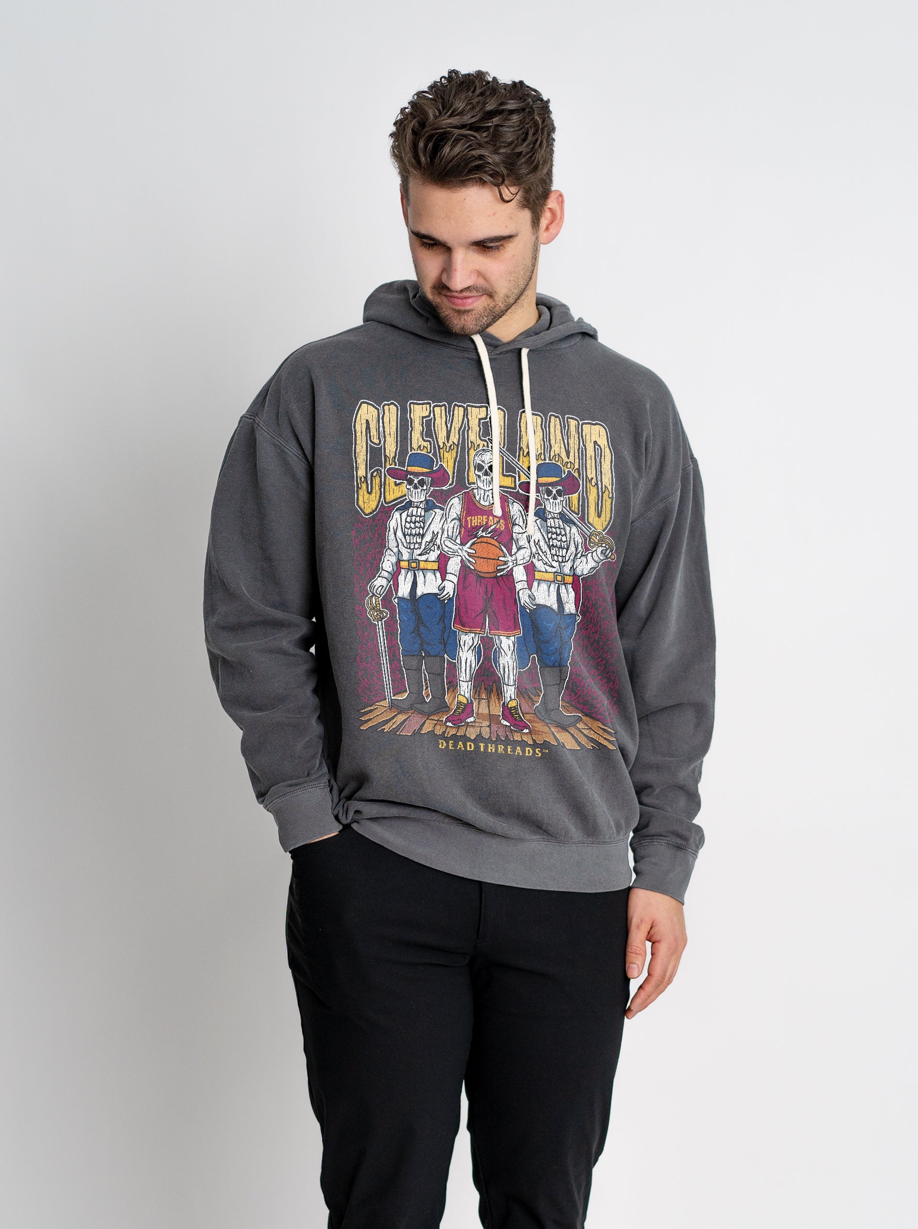 CLEVELAND BASKETBALL - LIGHTWEIGHT HOODIE – Lightweight – Dead Threads Apparel