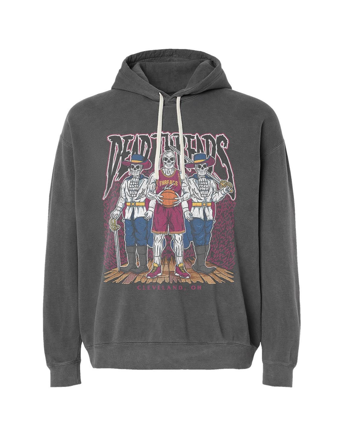 CLEVELAND BASKETBALL - LIGHTWEIGHT HOODIE – Lightweight – Dead Threads Apparel