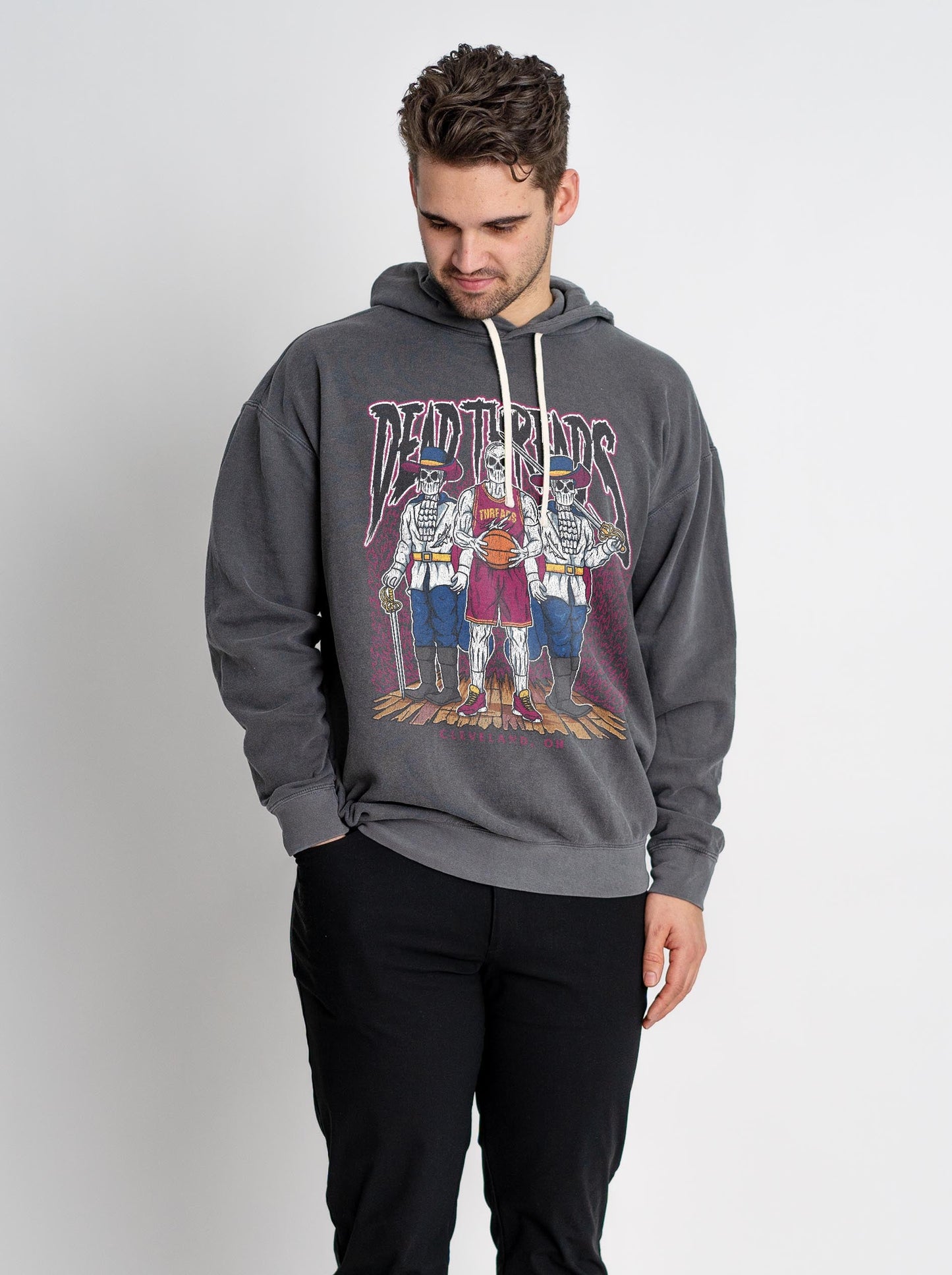 CLEVELAND BASKETBALL - LIGHTWEIGHT HOODIE – Lightweight – Dead Threads Apparel