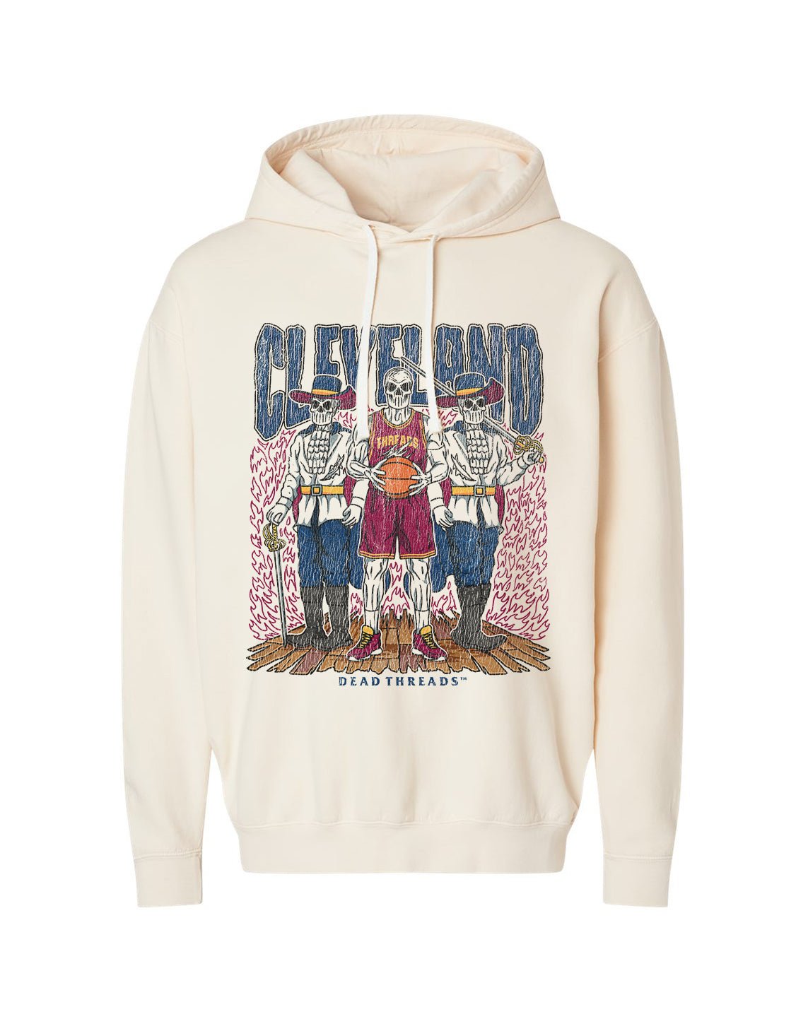 CLEVELAND BASKETBALL - LIGHTWEIGHT HOODIE – Lightweight – Dead Threads Apparel