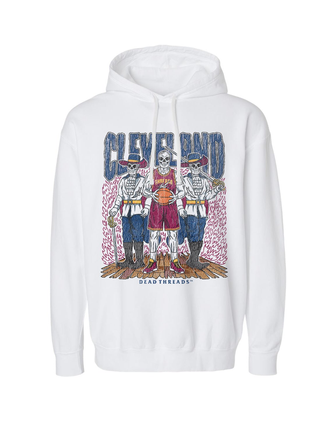 CLEVELAND BASKETBALL - LIGHTWEIGHT HOODIE – Lightweight – Dead Threads Apparel