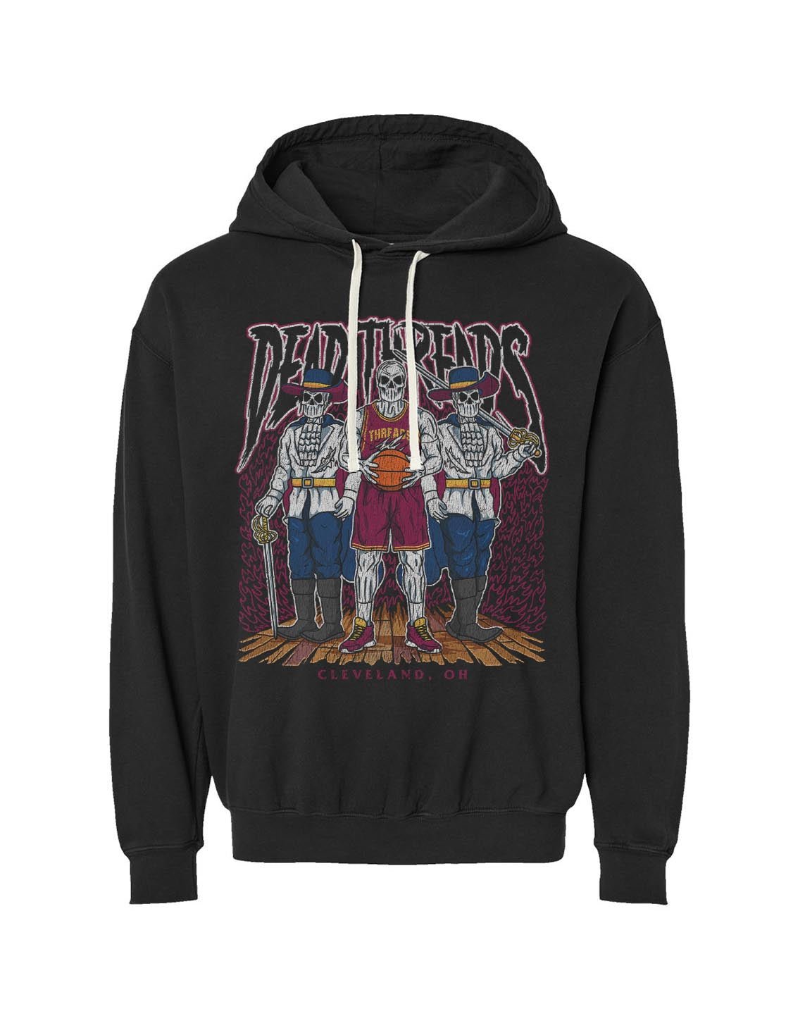 CLEVELAND BASKETBALL - LIGHTWEIGHT HOODIE – Lightweight – Dead Threads Apparel