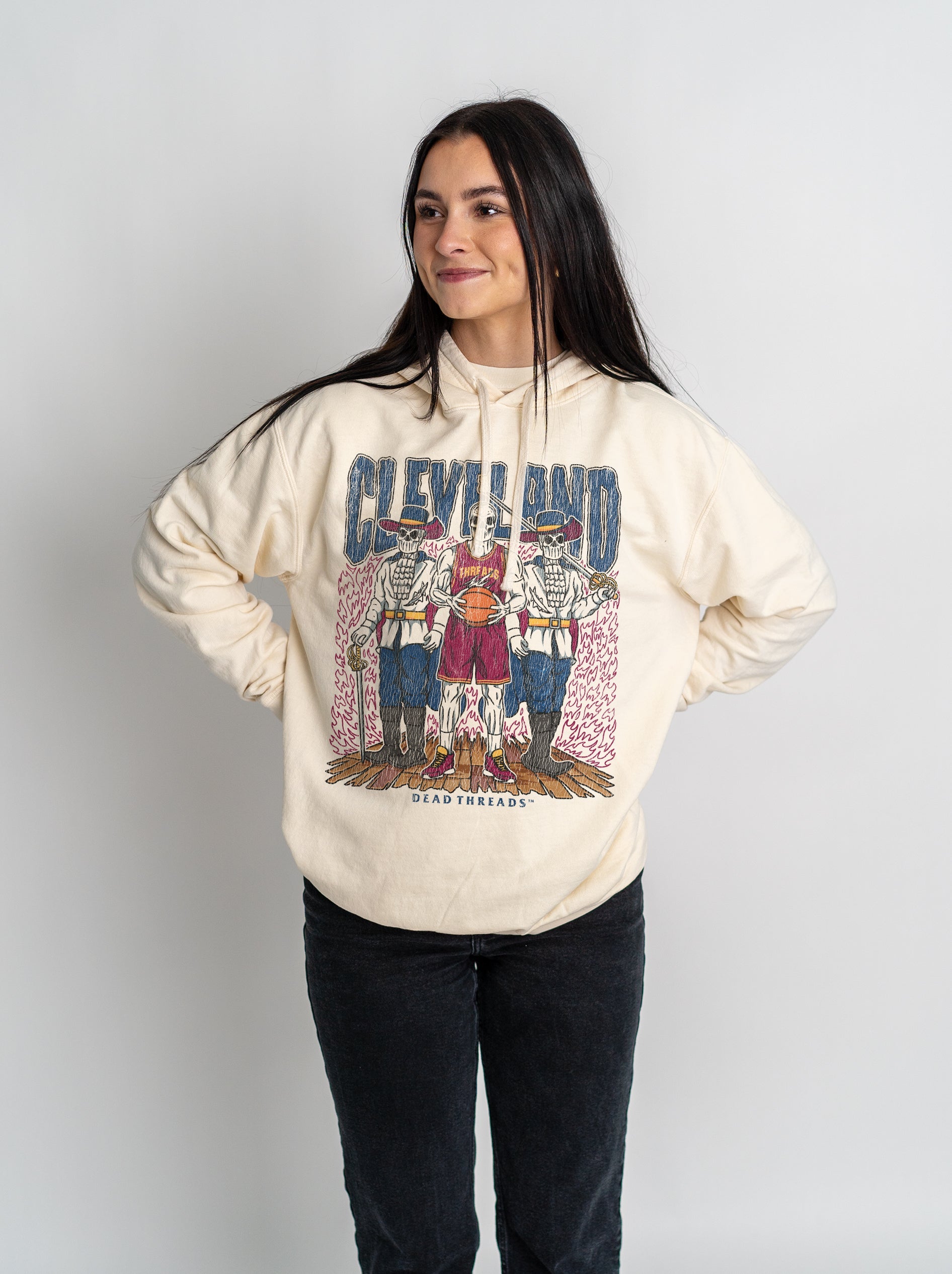 CLEVELAND BASKETBALL - LIGHTWEIGHT HOODIE – Lightweight – Dead Threads Apparel