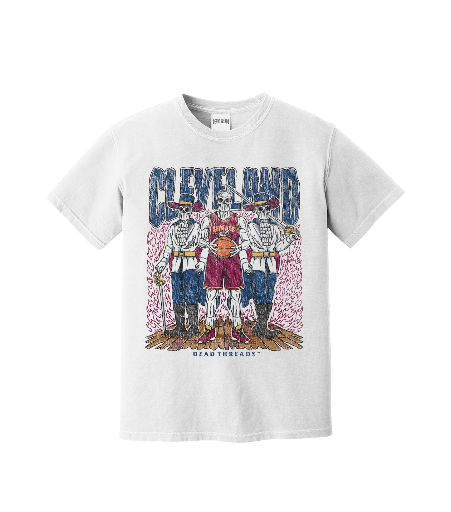 CLEVELAND BASKETBALL – T-Shirt – Dead Threads Apparel