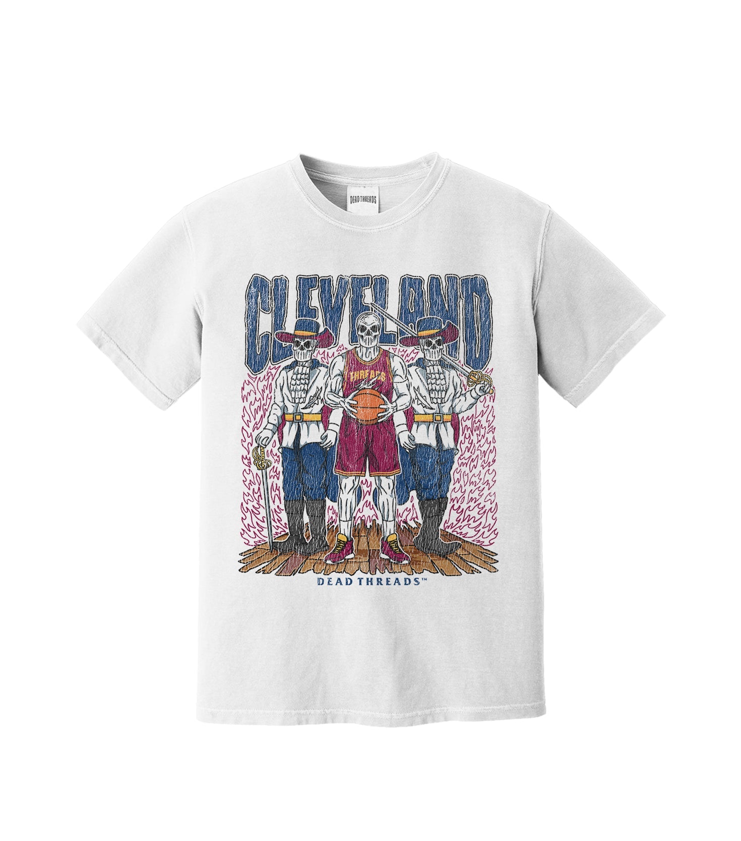 CLEVELAND BASKETBALL – T-Shirt – Dead Threads Apparel