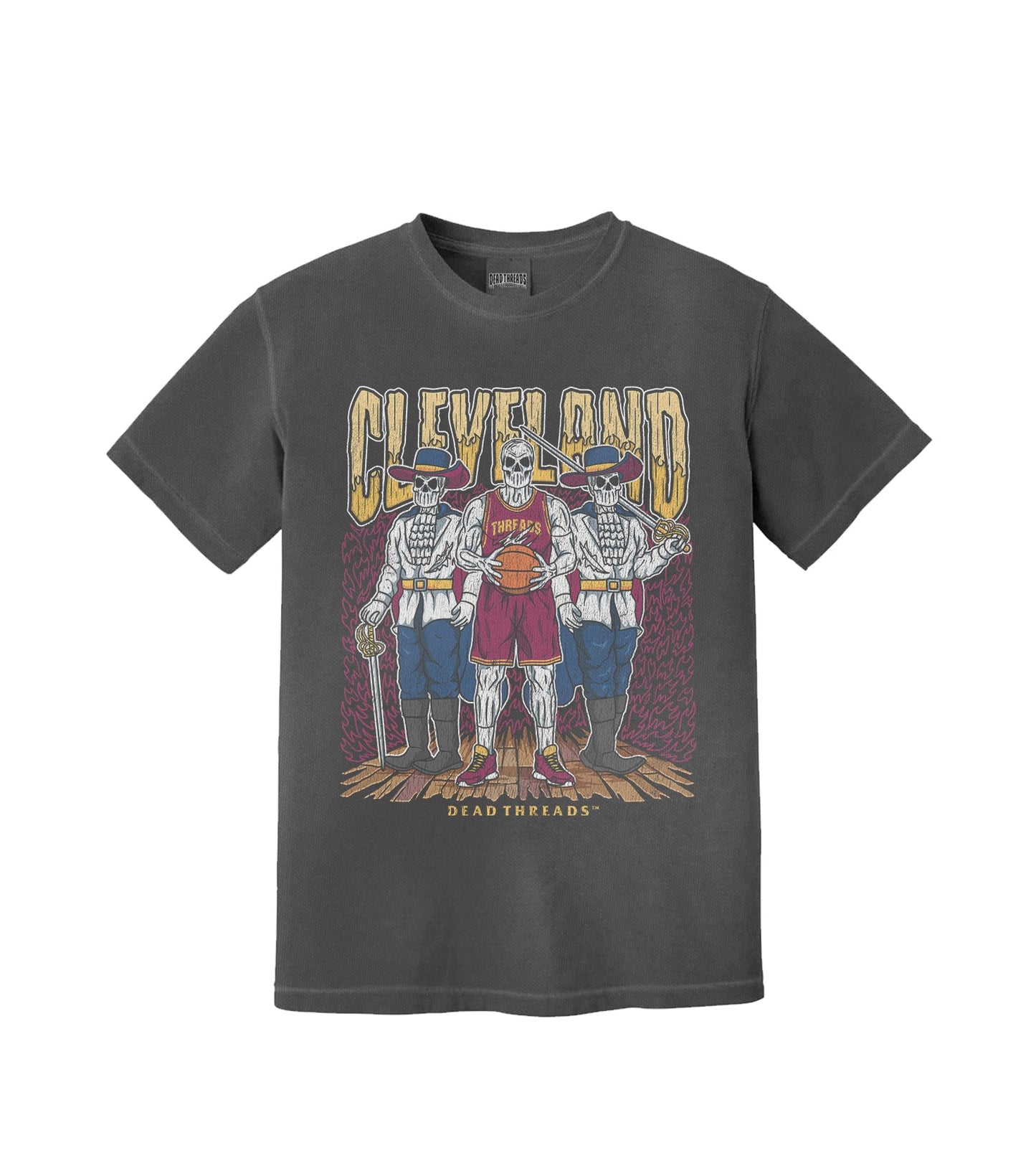 CLEVELAND BASKETBALL – T-Shirt – Dead Threads Apparel
