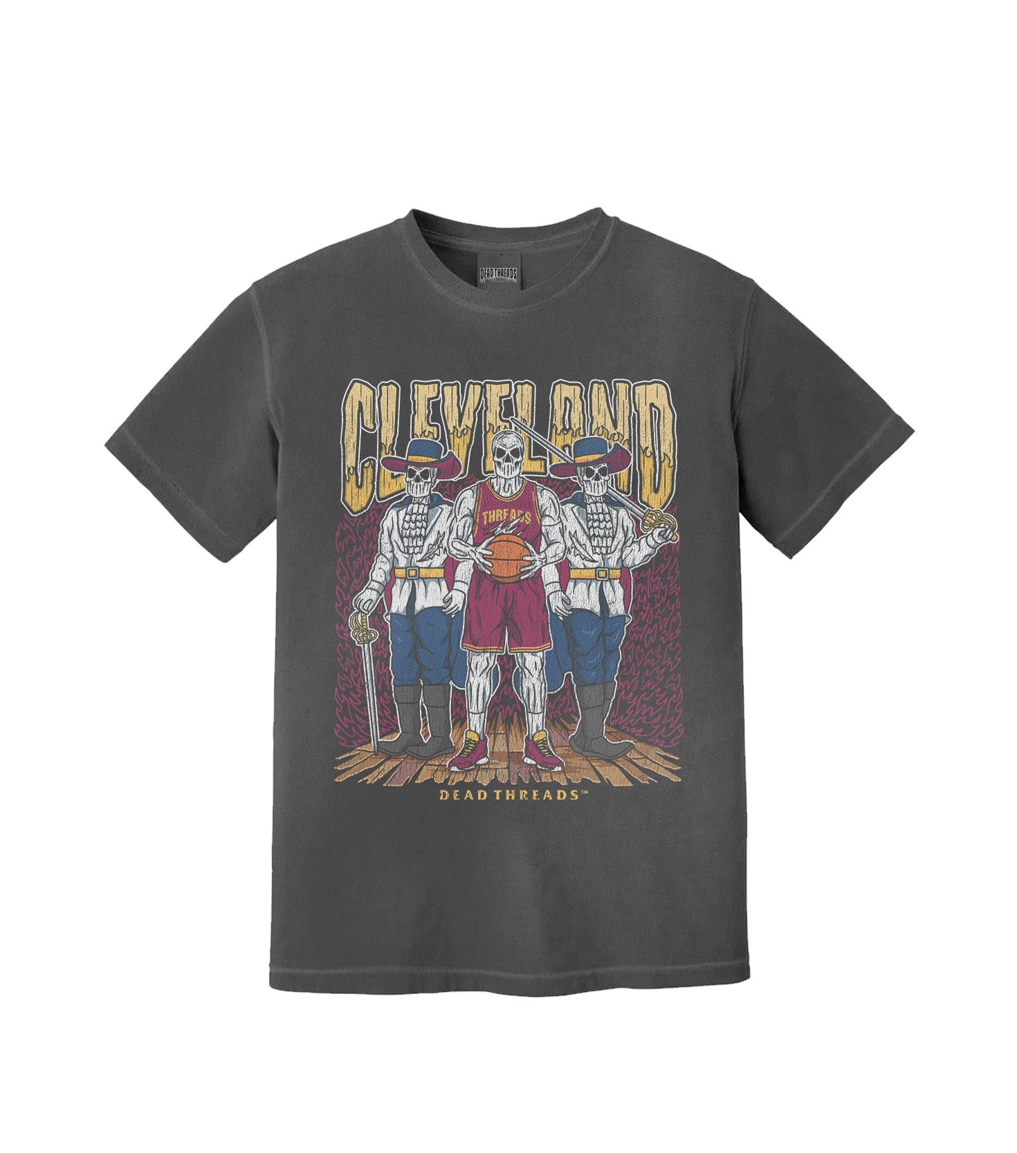 CLEVELAND BASKETBALL – T-Shirt – Dead Threads Apparel