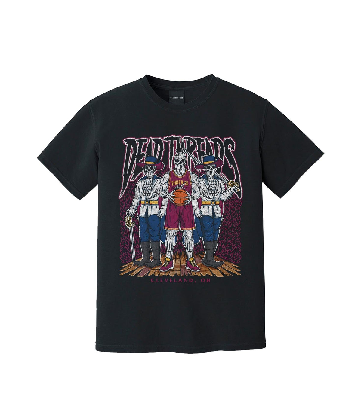 CLEVELAND BASKETBALL – T-Shirt – Dead Threads Apparel