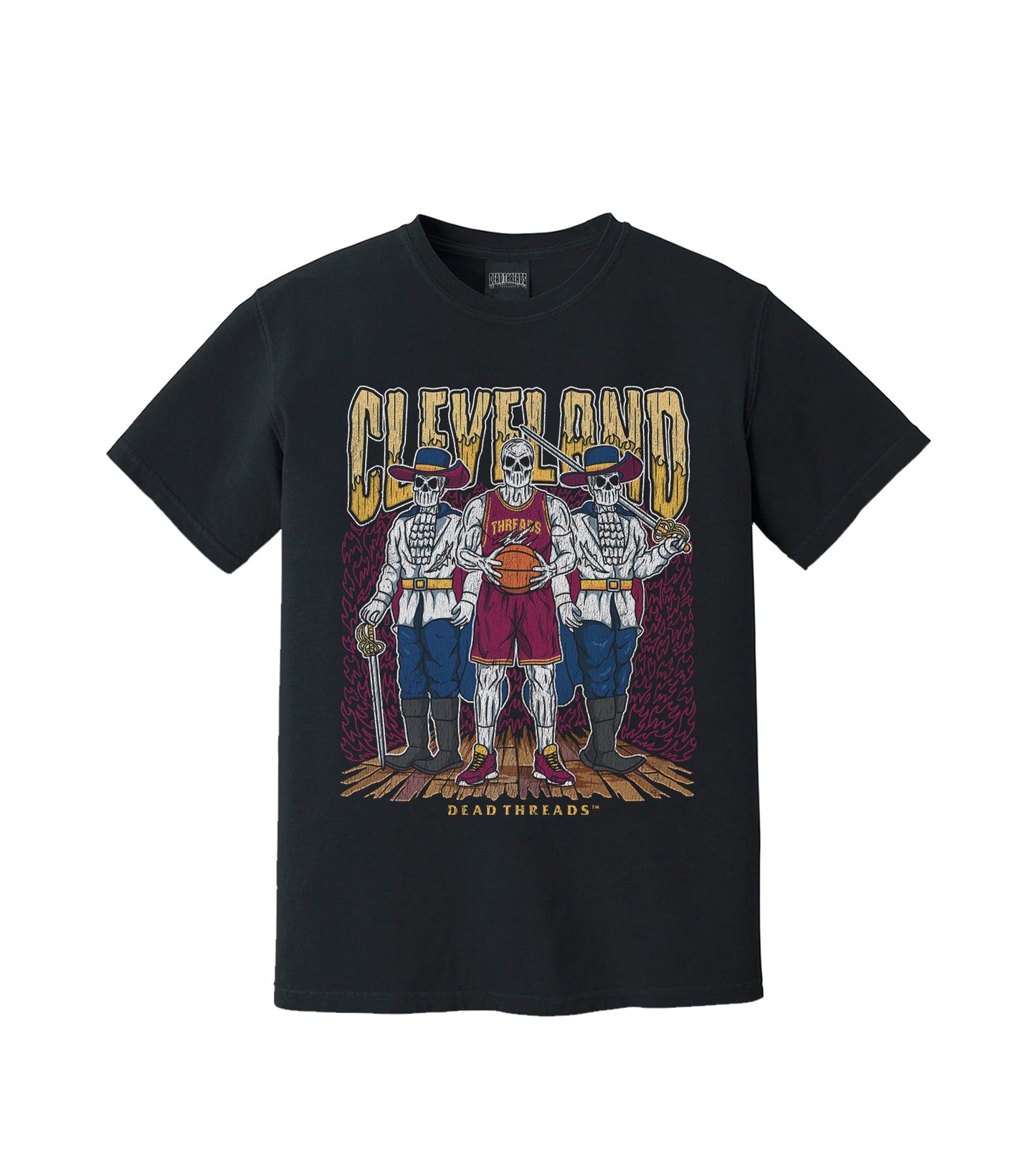 CLEVELAND BASKETBALL – T-Shirt – Dead Threads Apparel