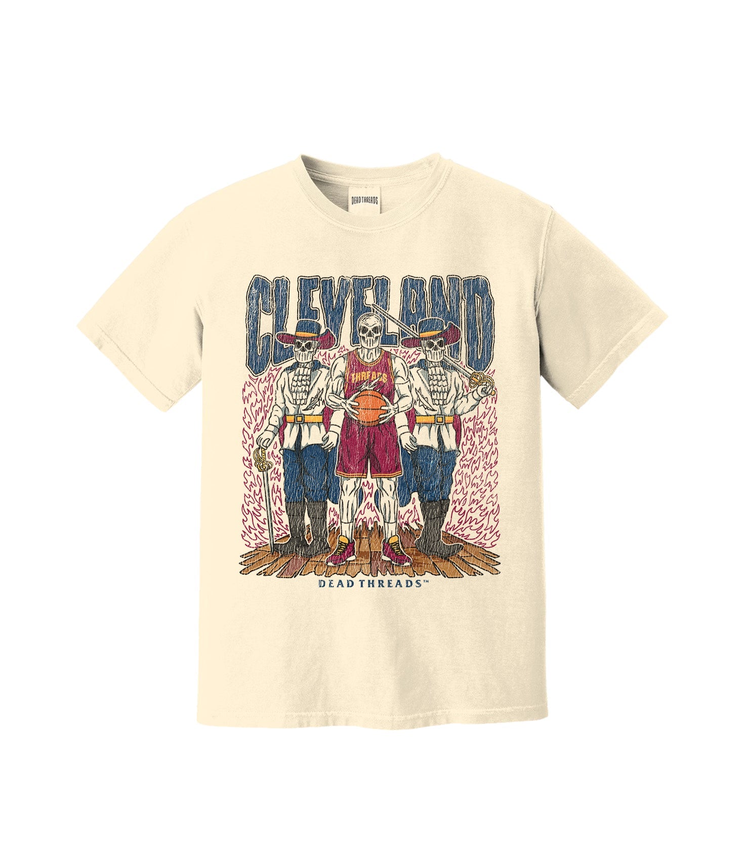 CLEVELAND BASKETBALL – T-Shirt – Dead Threads Apparel