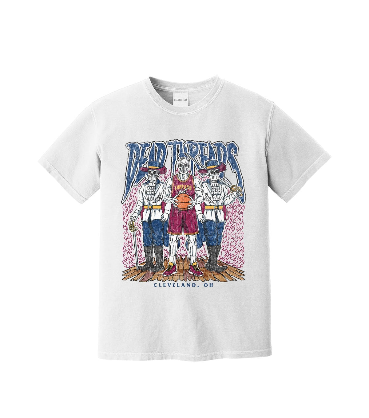CLEVELAND BASKETBALL – T-Shirt – Dead Threads Apparel