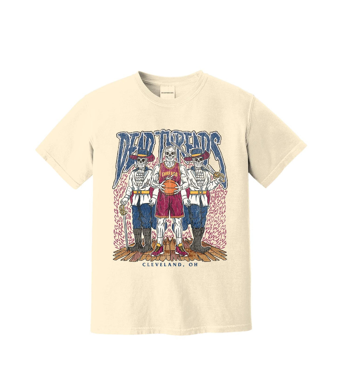 CLEVELAND BASKETBALL – T-Shirt – Dead Threads Apparel