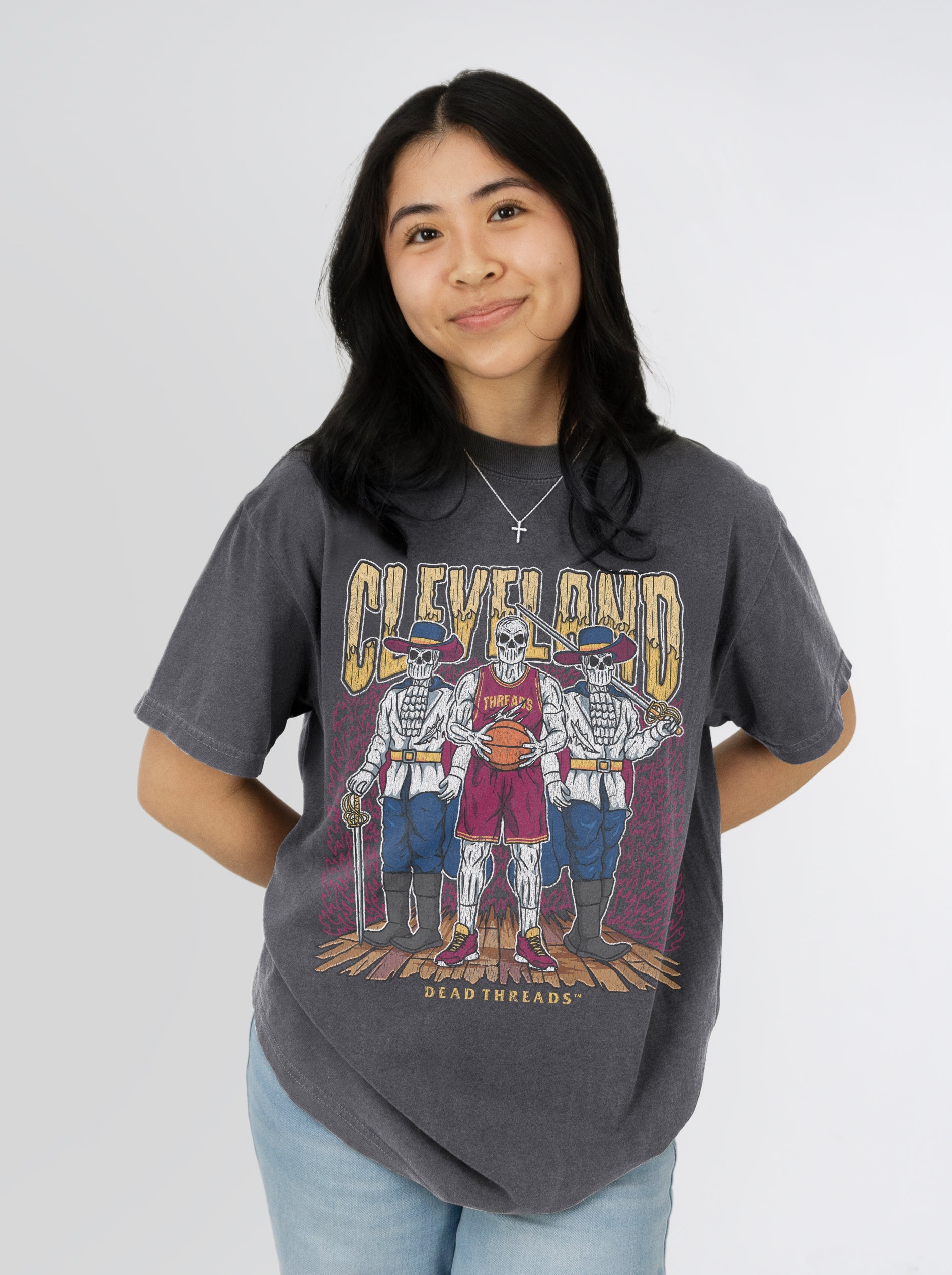 CLEVELAND BASKETBALL – T-Shirt – Dead Threads Apparel