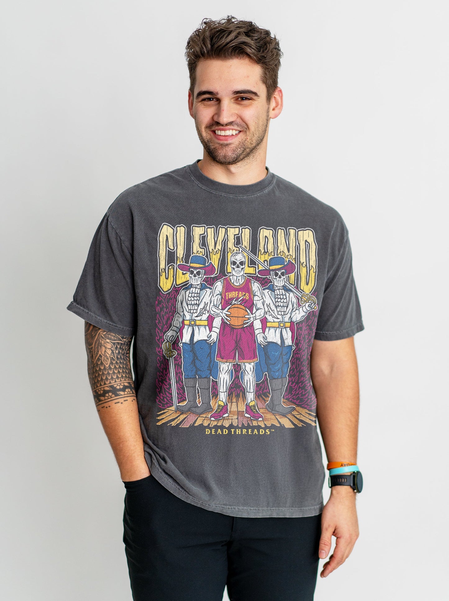 CLEVELAND BASKETBALL – T-Shirt – Dead Threads Apparel