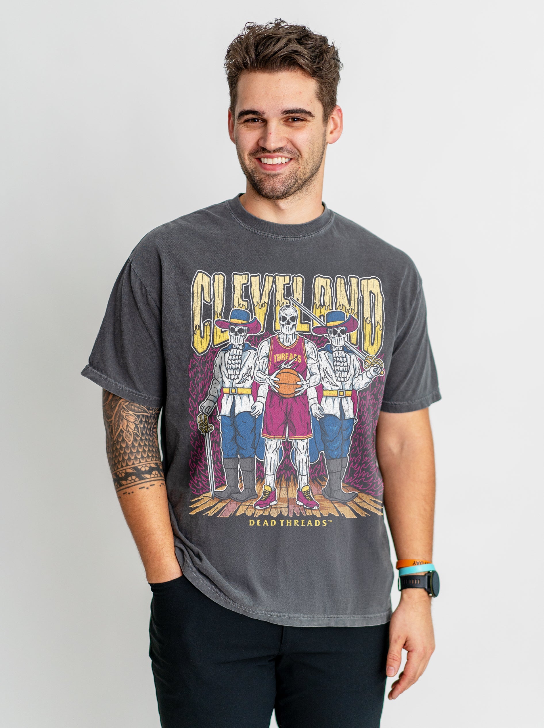 CLEVELAND BASKETBALL – T-Shirt – Dead Threads Apparel