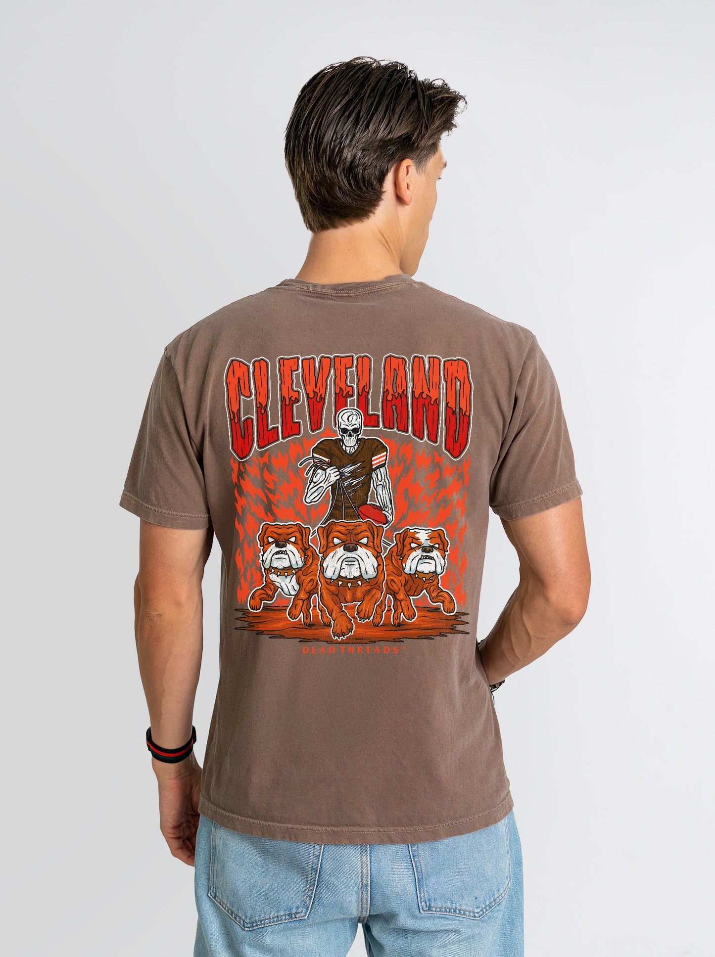 CLEVELAND FOOTBALL - “DT ESSENTIAL" PREMIUM T - SHIRT – T-Shirt – Dead Threads Apparel