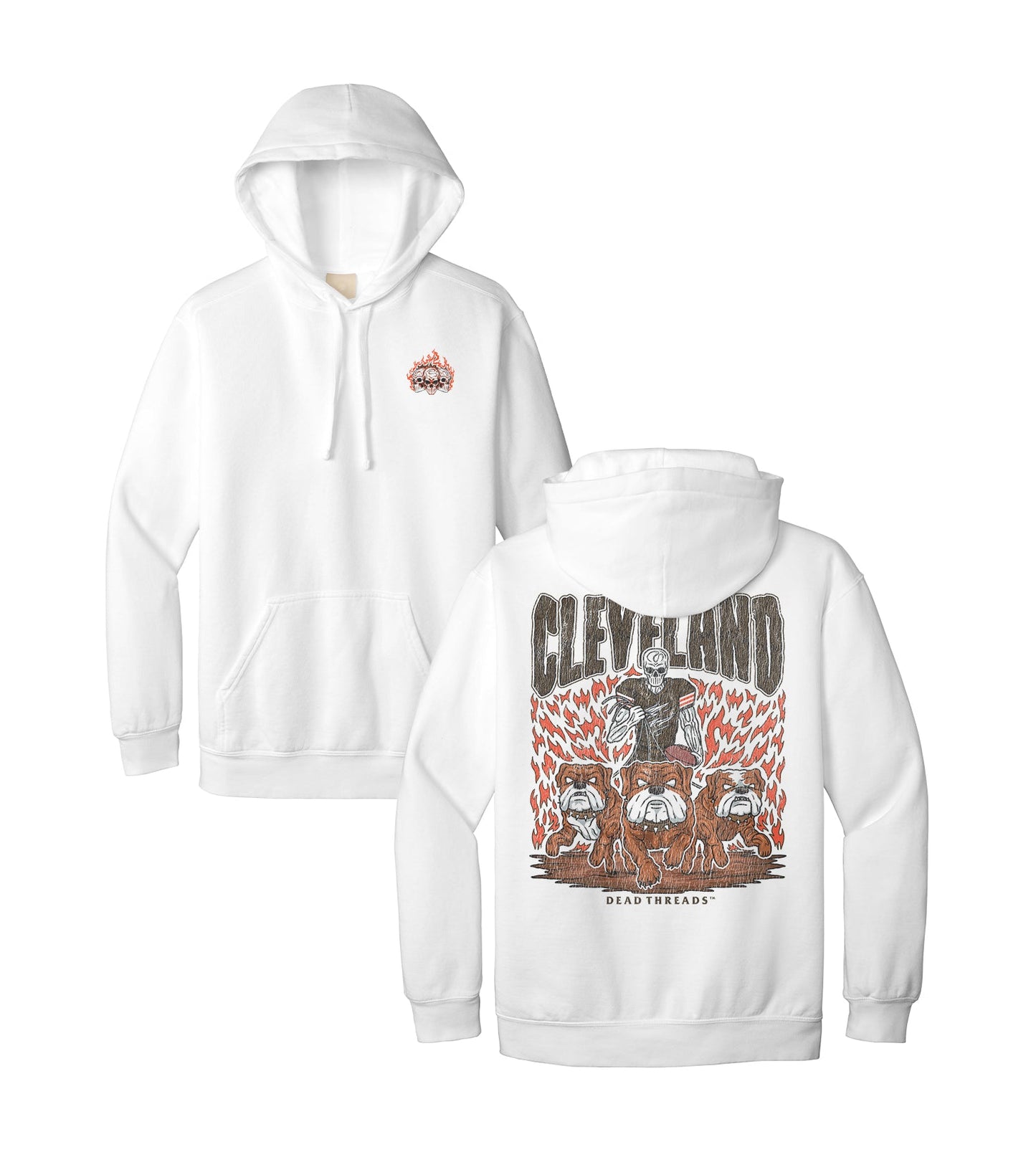 CLEVELAND FOOTBALL - HOODIE – Hoodie – Dead Threads Apparel