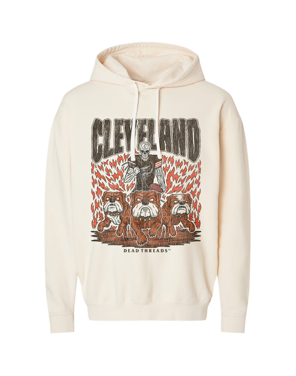 CLEVELAND FOOTBALL - LIGHTWEIGHT HOODIE – Lightweight – Dead Threads Apparel