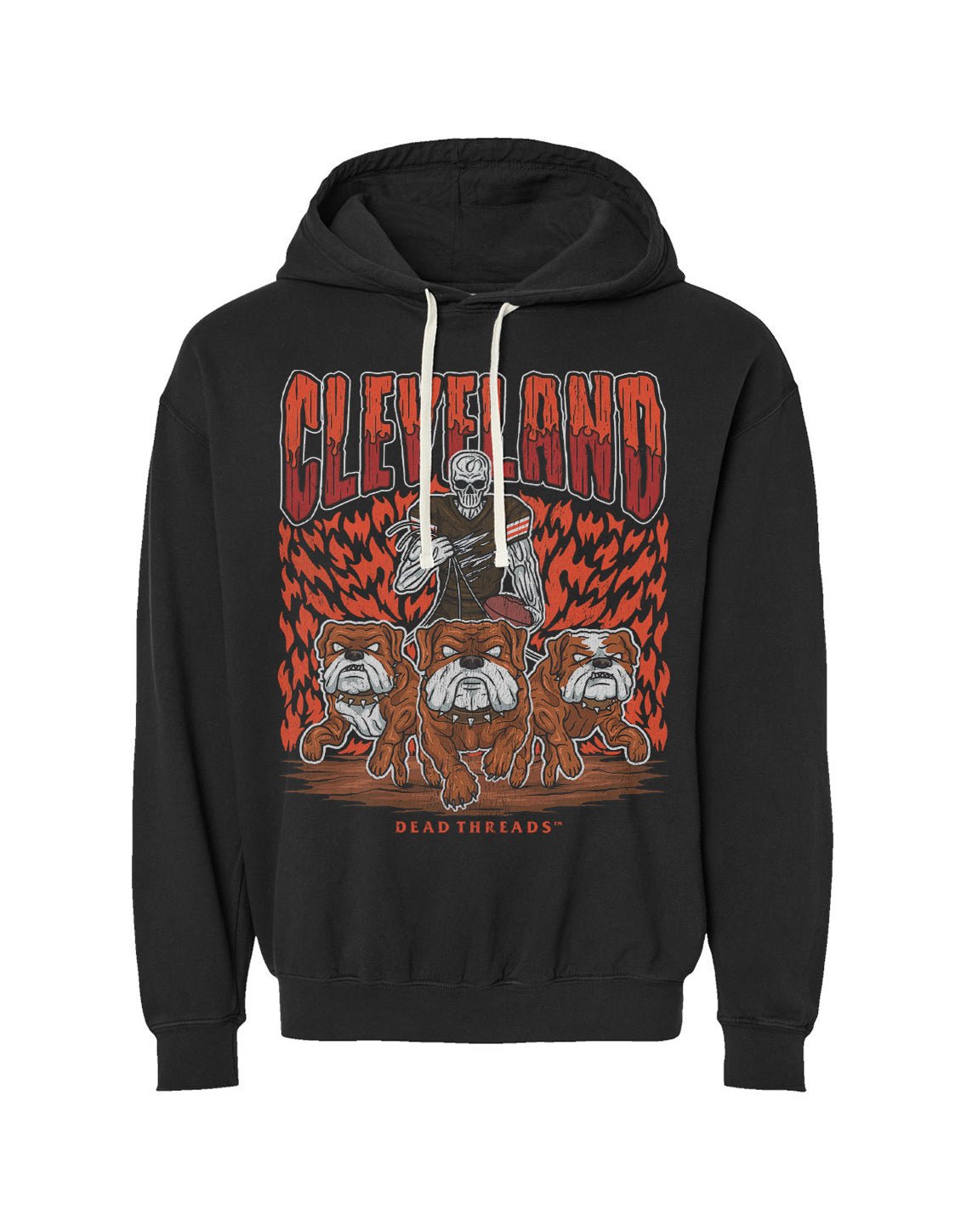 CLEVELAND FOOTBALL - LIGHTWEIGHT HOODIE – Lightweight – Dead Threads Apparel