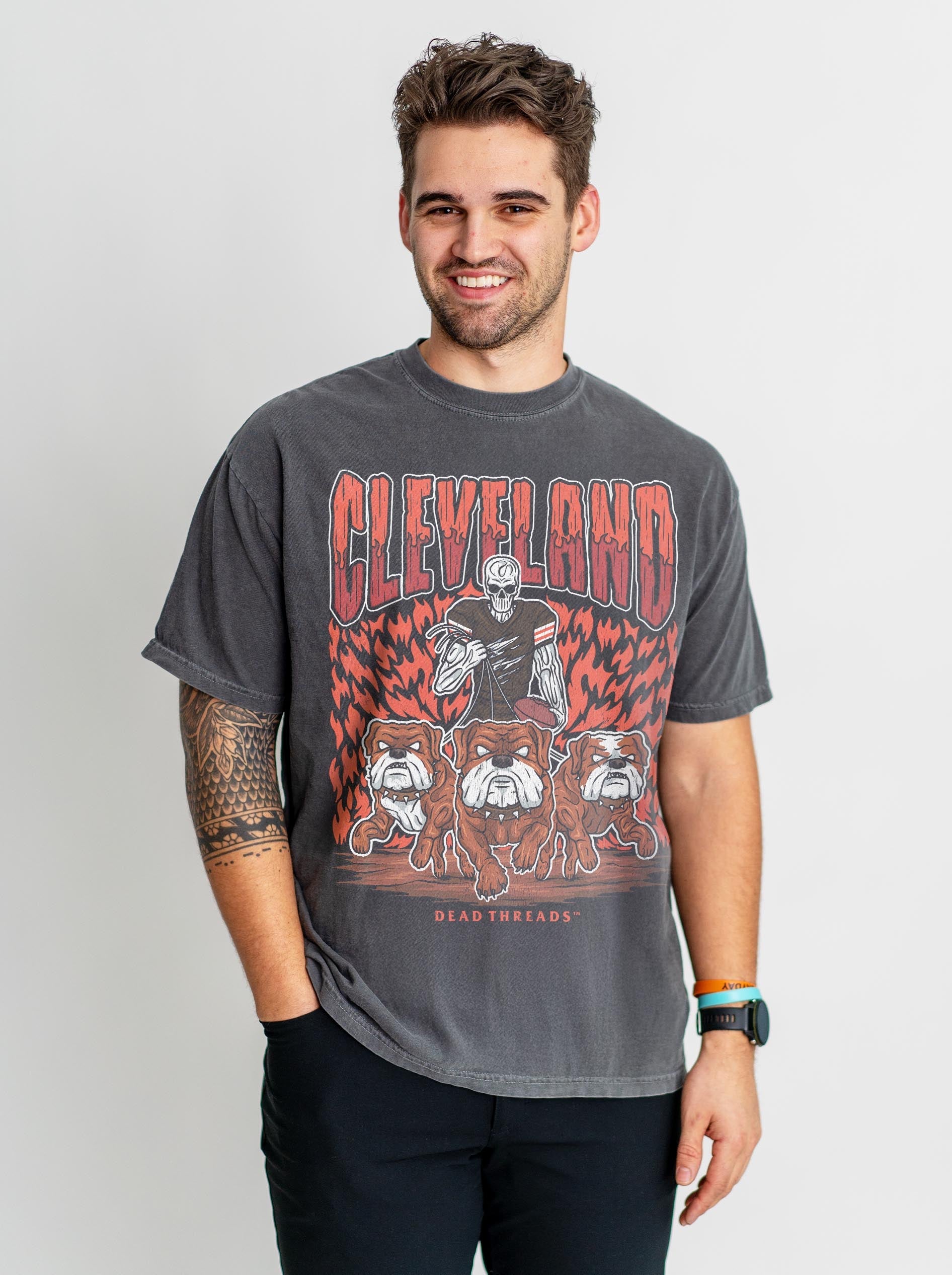 CLEVELAND FOOTBALL – T-Shirt – Dead Threads Apparel