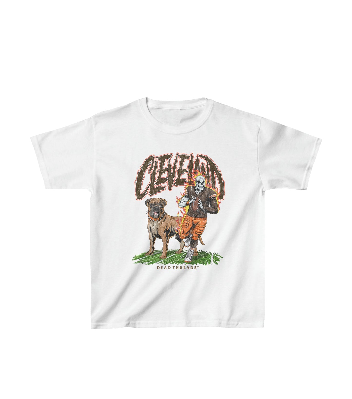 CLEVELAND FOOTBALL v2 - KIDS – Kids clothes – Dead Threads Apparel