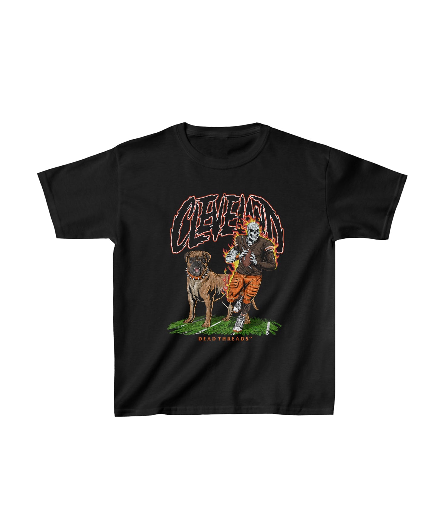 CLEVELAND FOOTBALL v2 - KIDS – Kids clothes – Dead Threads Apparel