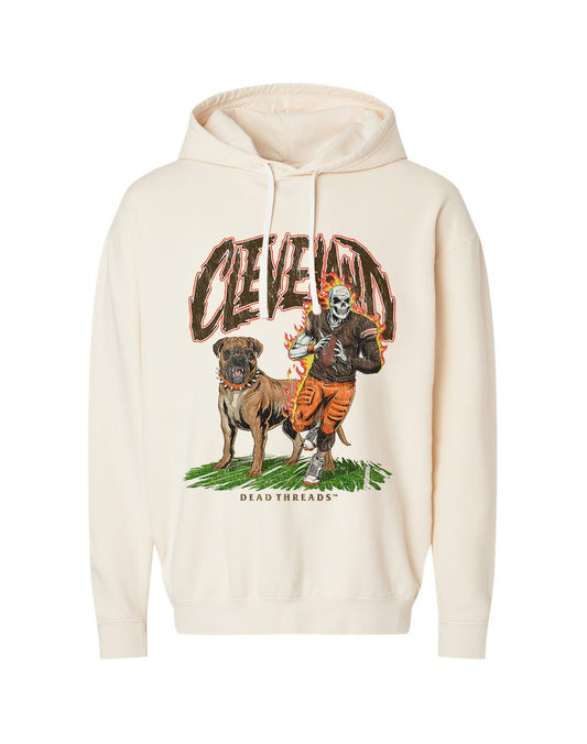 CLEVELAND FOOTBALL v2 - LIGHTWEIGHT HOODIE – Lightweight – Dead Threads Apparel