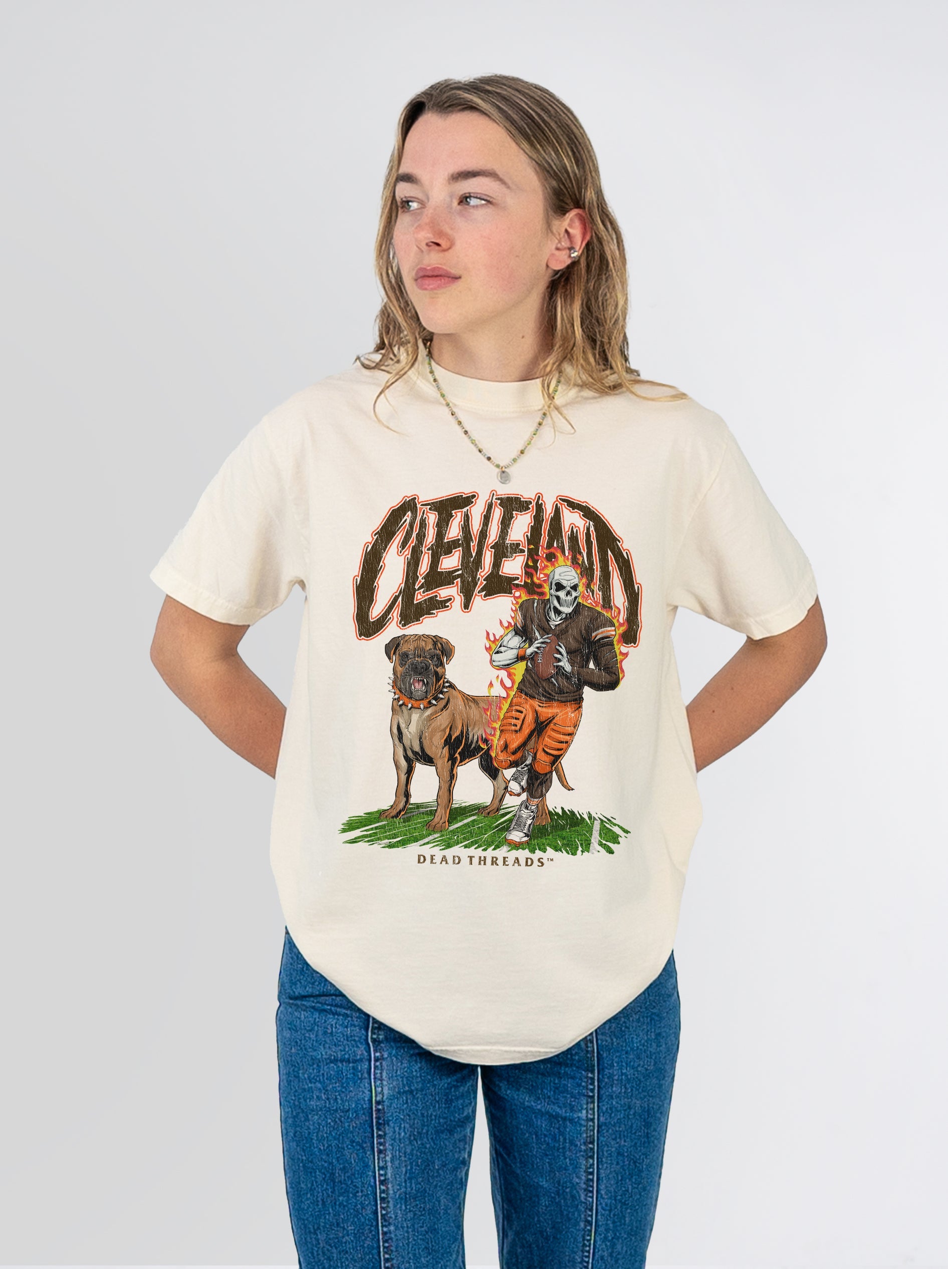CLEVELAND FOOTBALL v2 – T-Shirt – Dead Threads Apparel