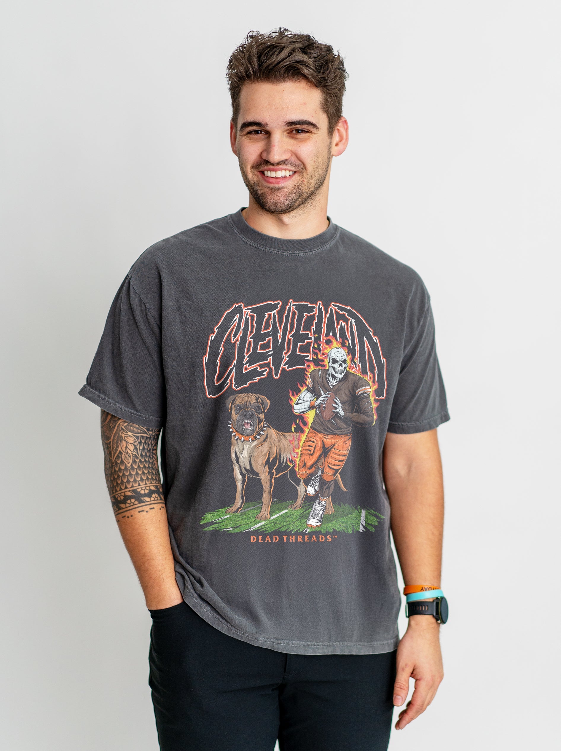 CLEVELAND FOOTBALL v2 – T-Shirt – Dead Threads Apparel
