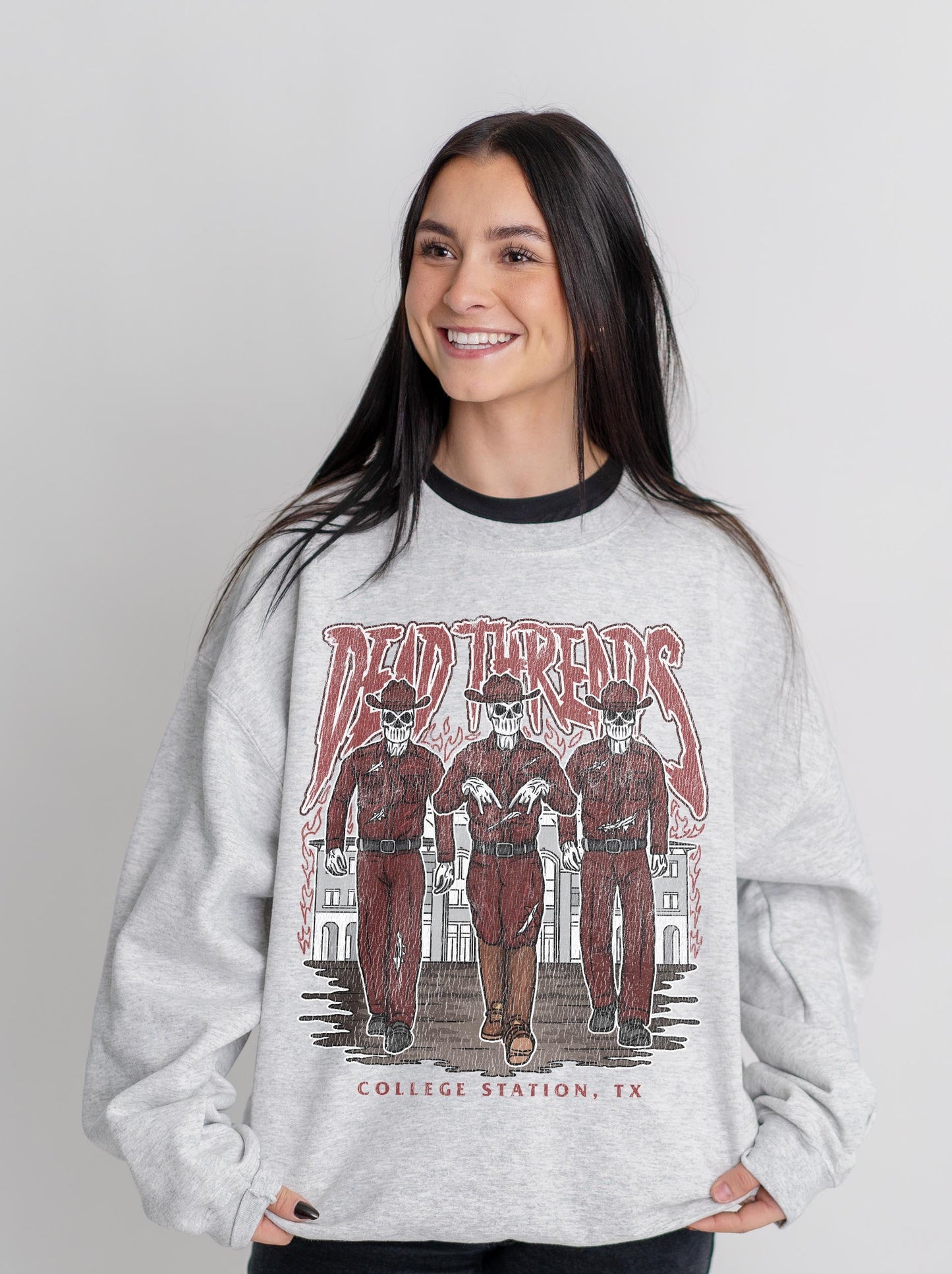 COLLEGE STATION - CREWNECK SWEATSHIRT – Sweatshirt – Dead Threads Apparel