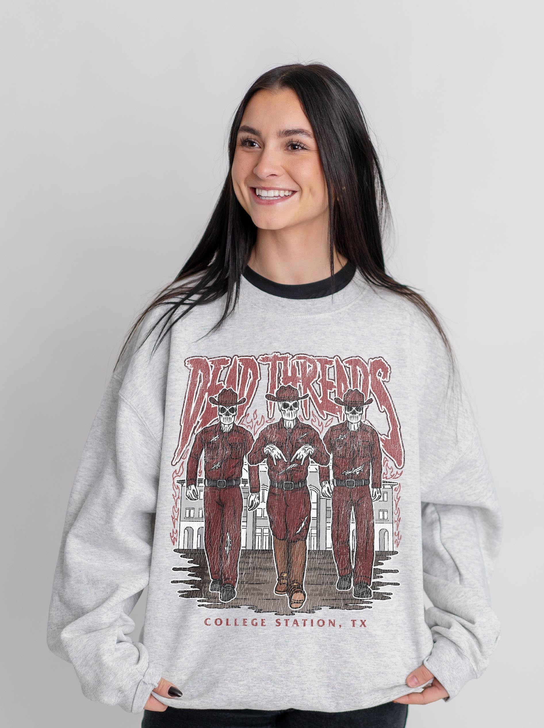 COLLEGE STATION - CREWNECK SWEATSHIRT – Sweatshirt – Dead Threads Apparel