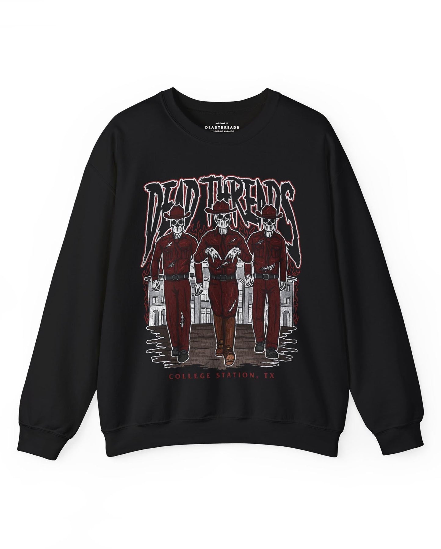 COLLEGE STATION - CREWNECK SWEATSHIRT – Sweatshirt – Dead Threads Apparel