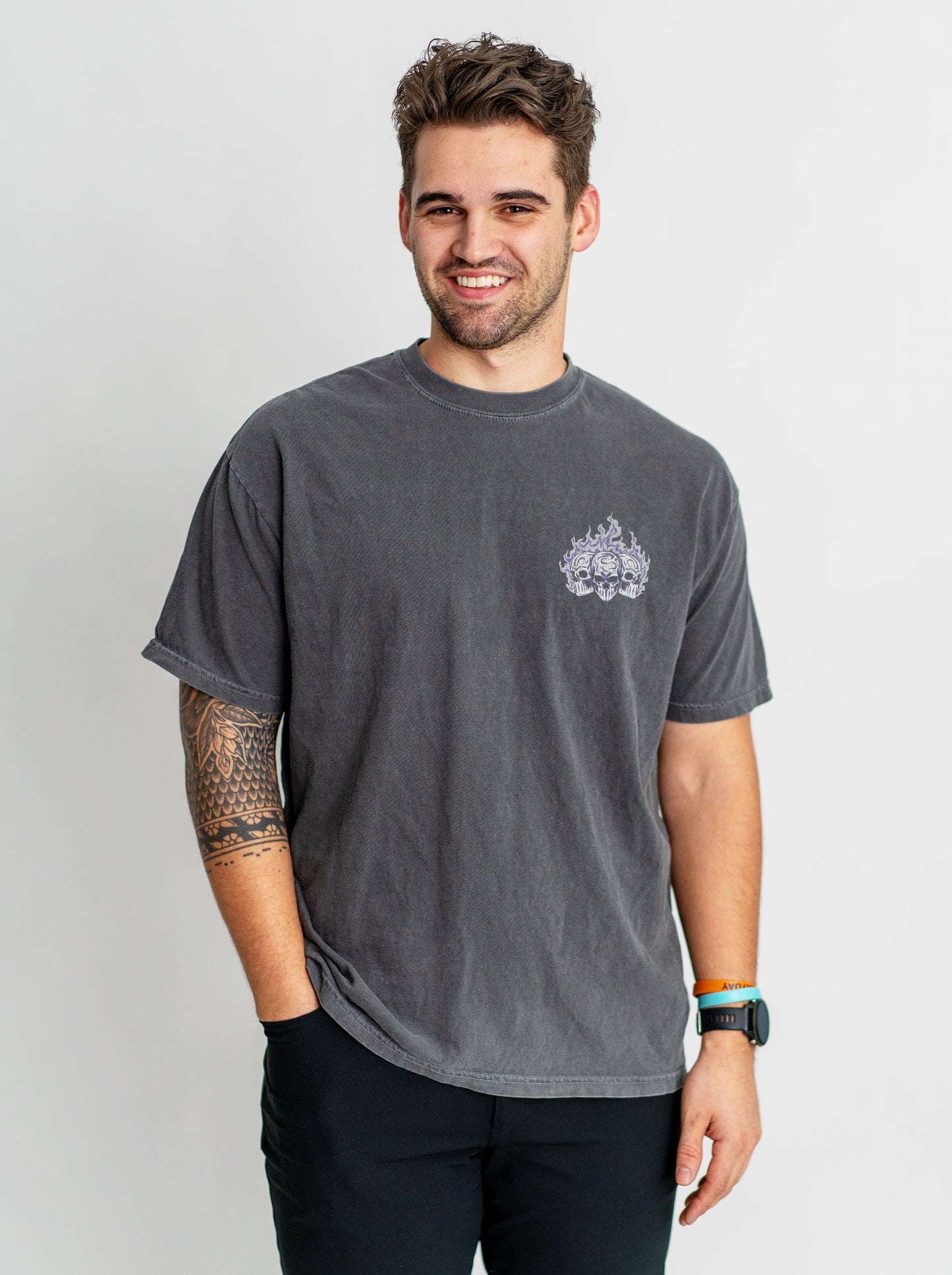 COLORADO BASEBALL - "3 SKULL" PREMIUM SHIRT – T-Shirt – Dead Threads Apparel