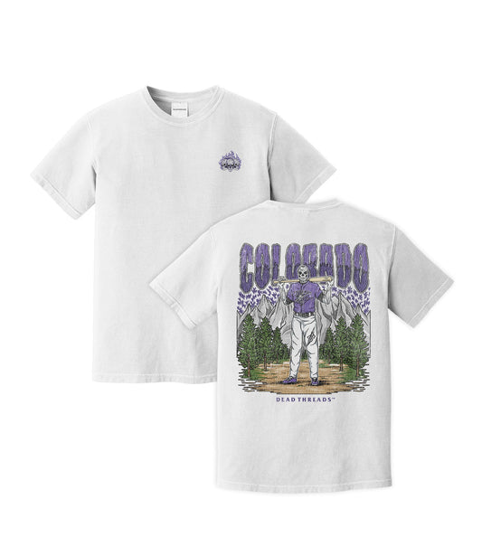 COLORADO BASEBALL - "3 SKULL" PREMIUM SHIRT – T-Shirt – Dead Threads Apparel