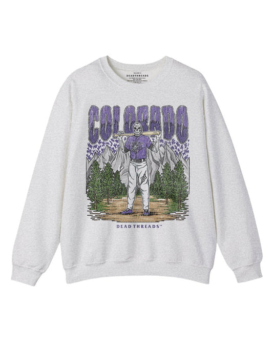 COLORADO BASEBALL CREWNECK SWEATSHIRT – Sweatshirt – Dead Threads Apparel