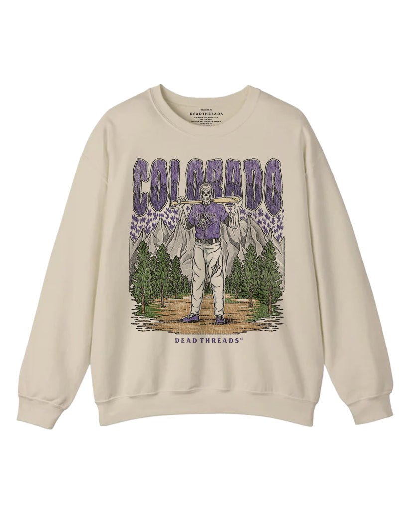 COLORADO BASEBALL CREWNECK SWEATSHIRT – Sweatshirt – Dead Threads Apparel