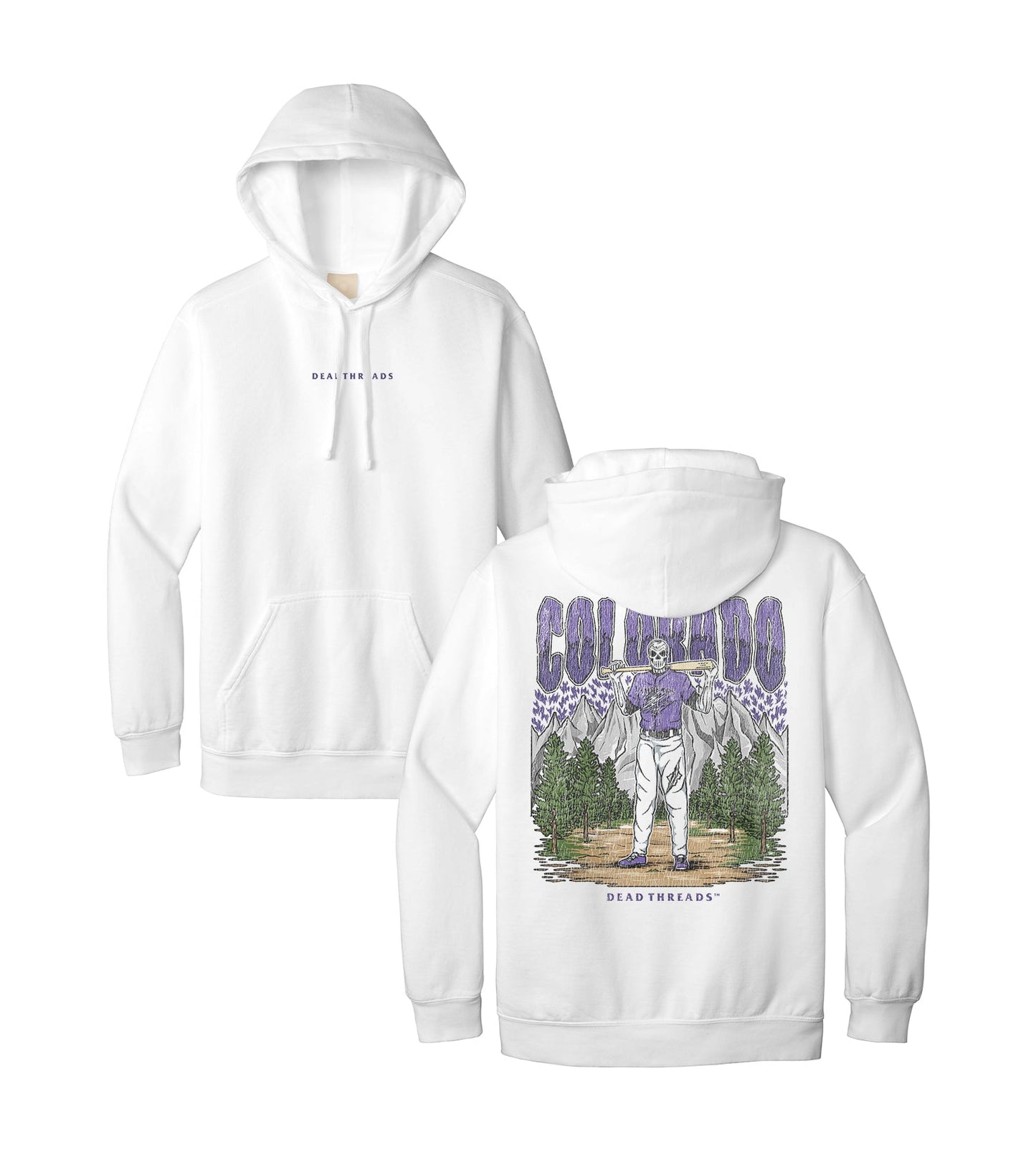 COLORADO BASEBALL - “DT ESSENTIAL" HOODIE – Hoodie – Dead Threads Apparel
