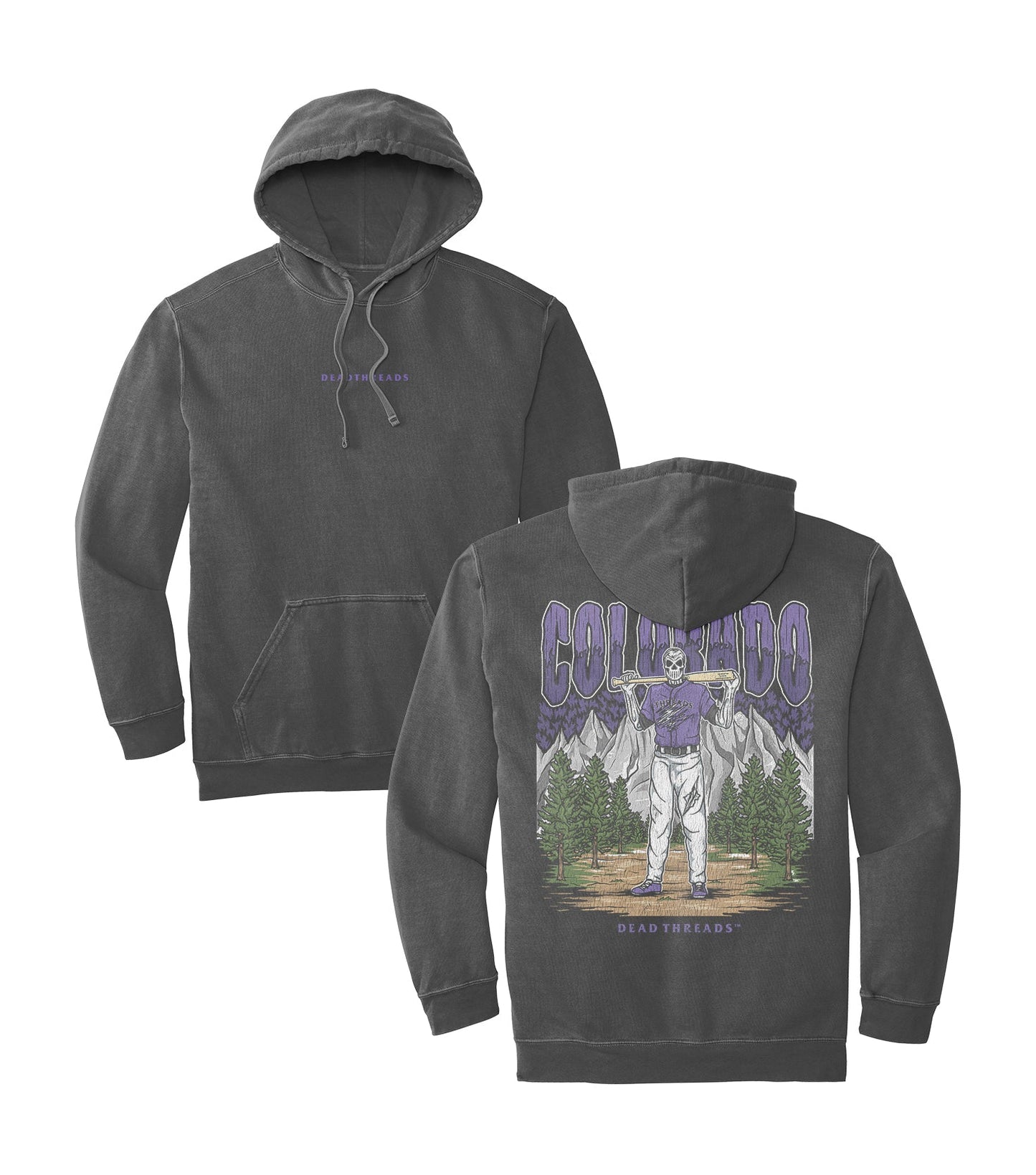 COLORADO BASEBALL - “DT ESSENTIAL" HOODIE – Hoodie – Dead Threads Apparel