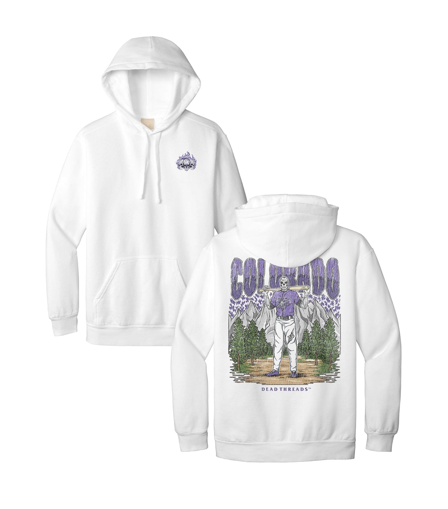 COLORADO BASEBALL - HOODIE – Hoodie – Dead Threads Apparel