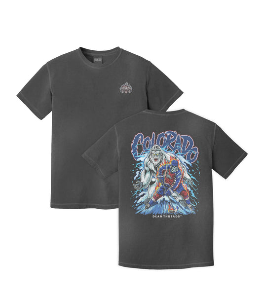 COLORADO HOCKEY - “3 SKULL” PREMIUM T - SHIRT – T-Shirt – Dead Threads Apparel