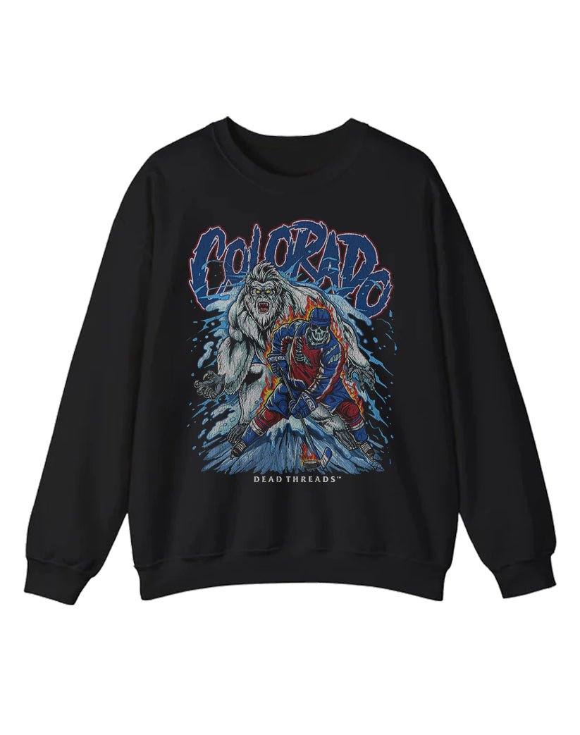 COLORADO HOCKEY CREWNECK SWEATSHIRT – Sweatshirt – Dead Threads Apparel