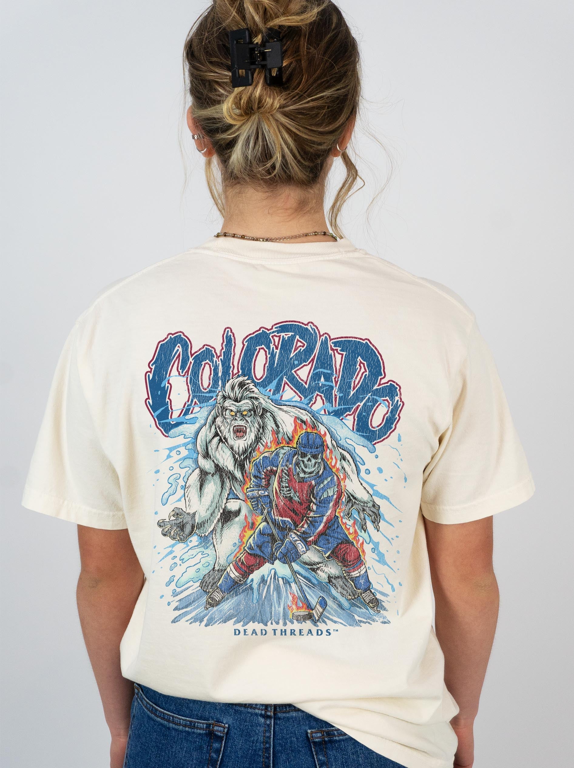 COLORADO HOCKEY - “DT ESSENTIAL" PREMIUM T - SHIRT – T-Shirt – Dead Threads Apparel
