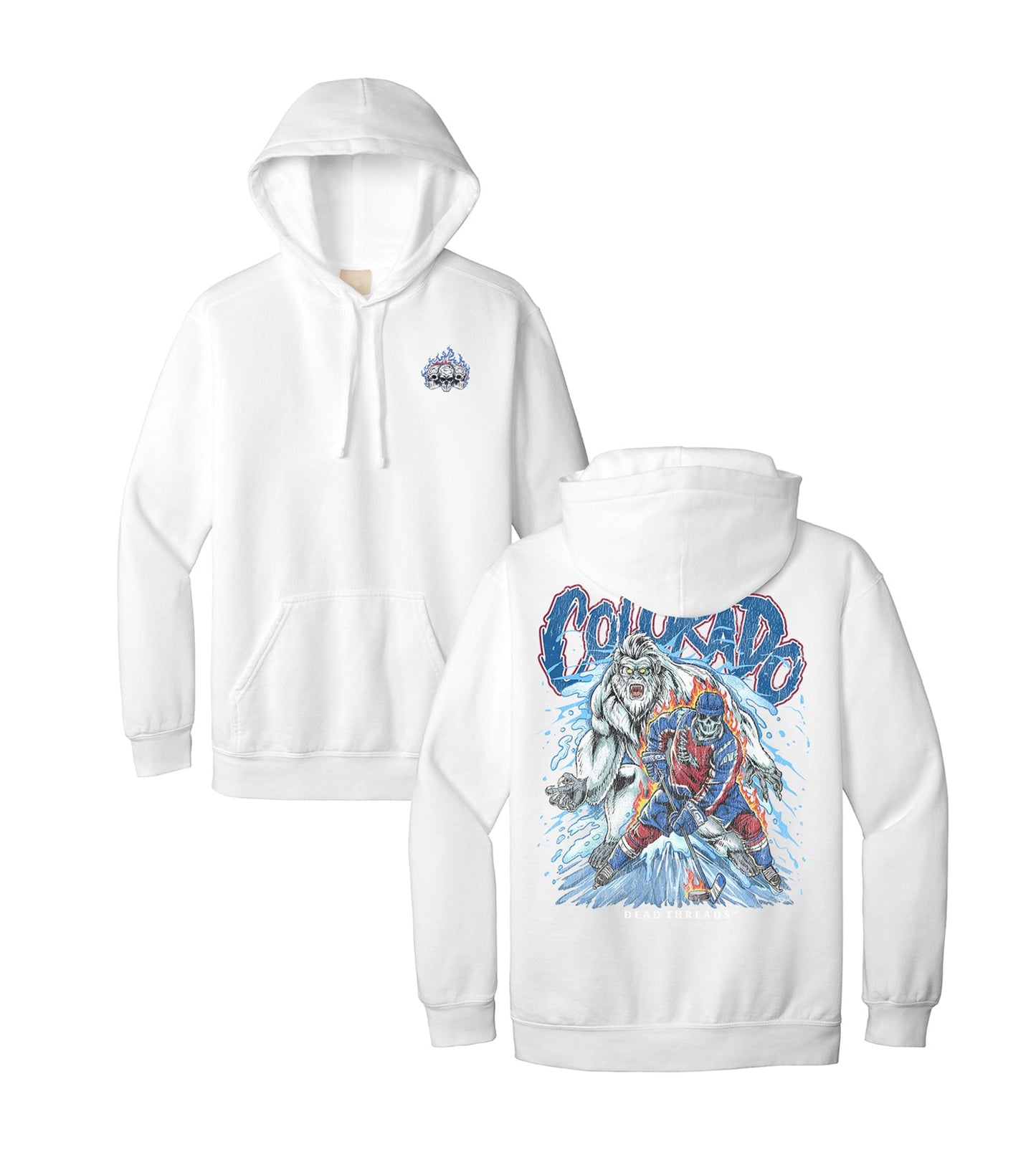 COLORADO HOCKEY - HOODIE – Hoodie – Dead Threads Apparel