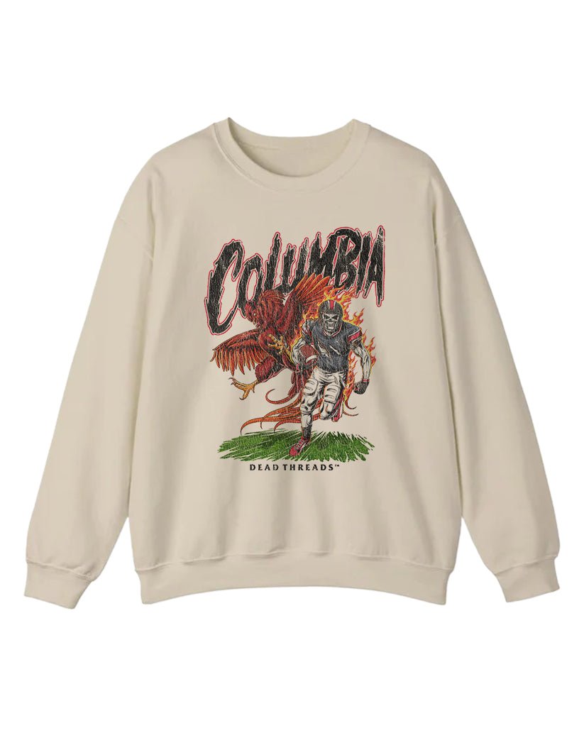 COLUMBIA FOOTBALL CREWNECK SWEATSHIRT – Sweatshirt – Dead Threads Apparel
